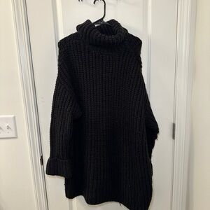 Turtleneck sweater dress